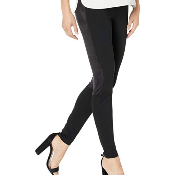 LYSSE CARMINE SUEDE LEGGINGS SIZE SMALL - Picture 1 of 13